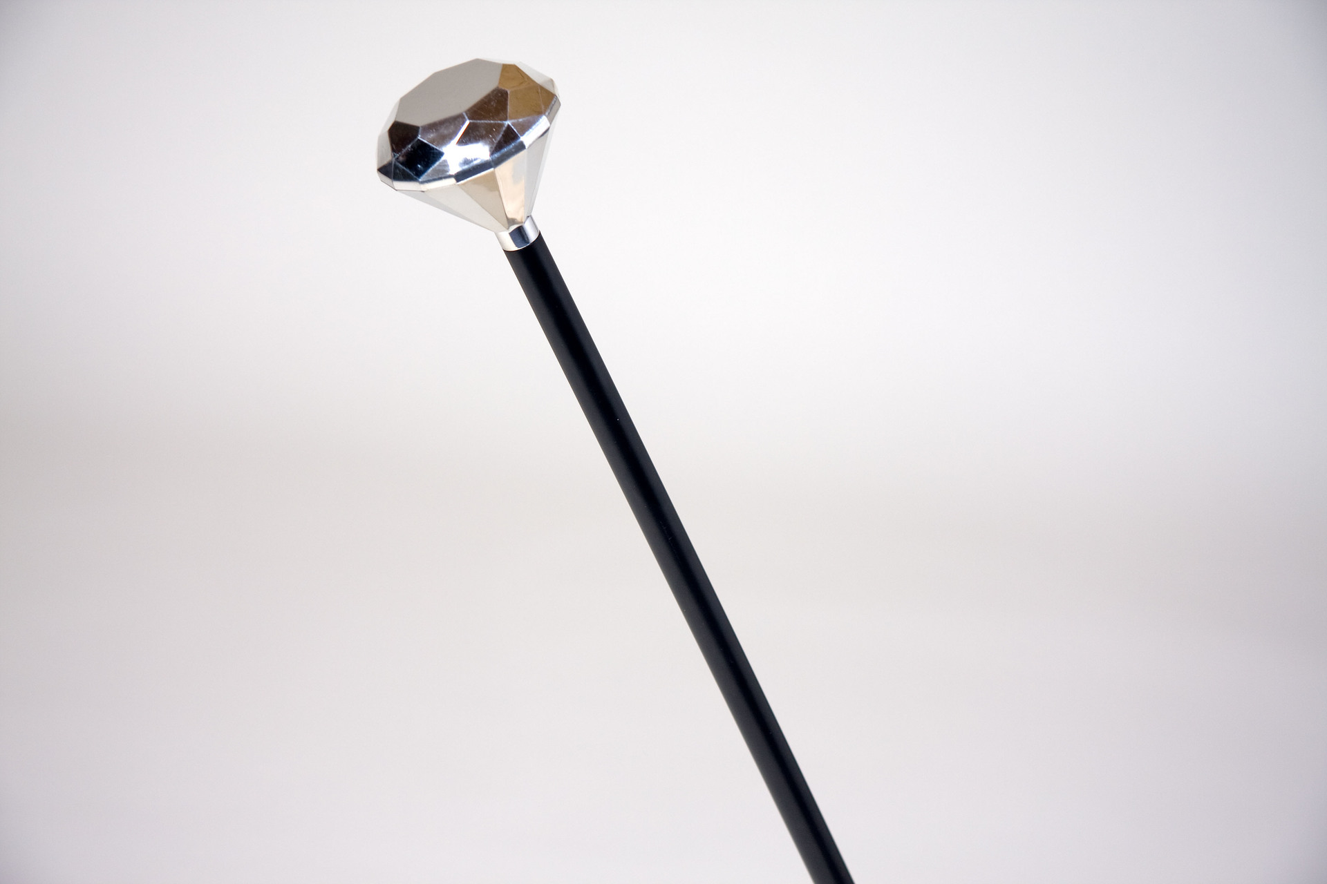 Gehstock mit Facettenknauf, ca. 88 cm