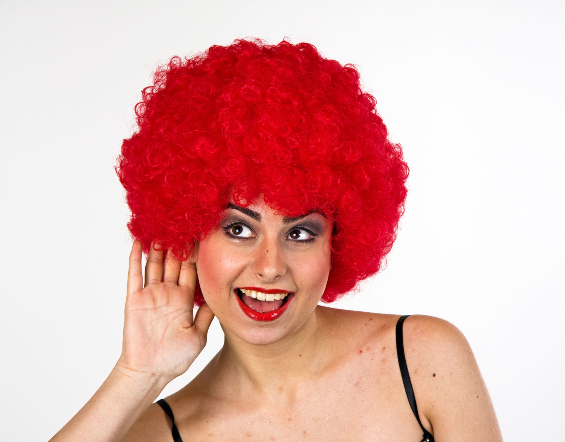 Hair-Percke, rot