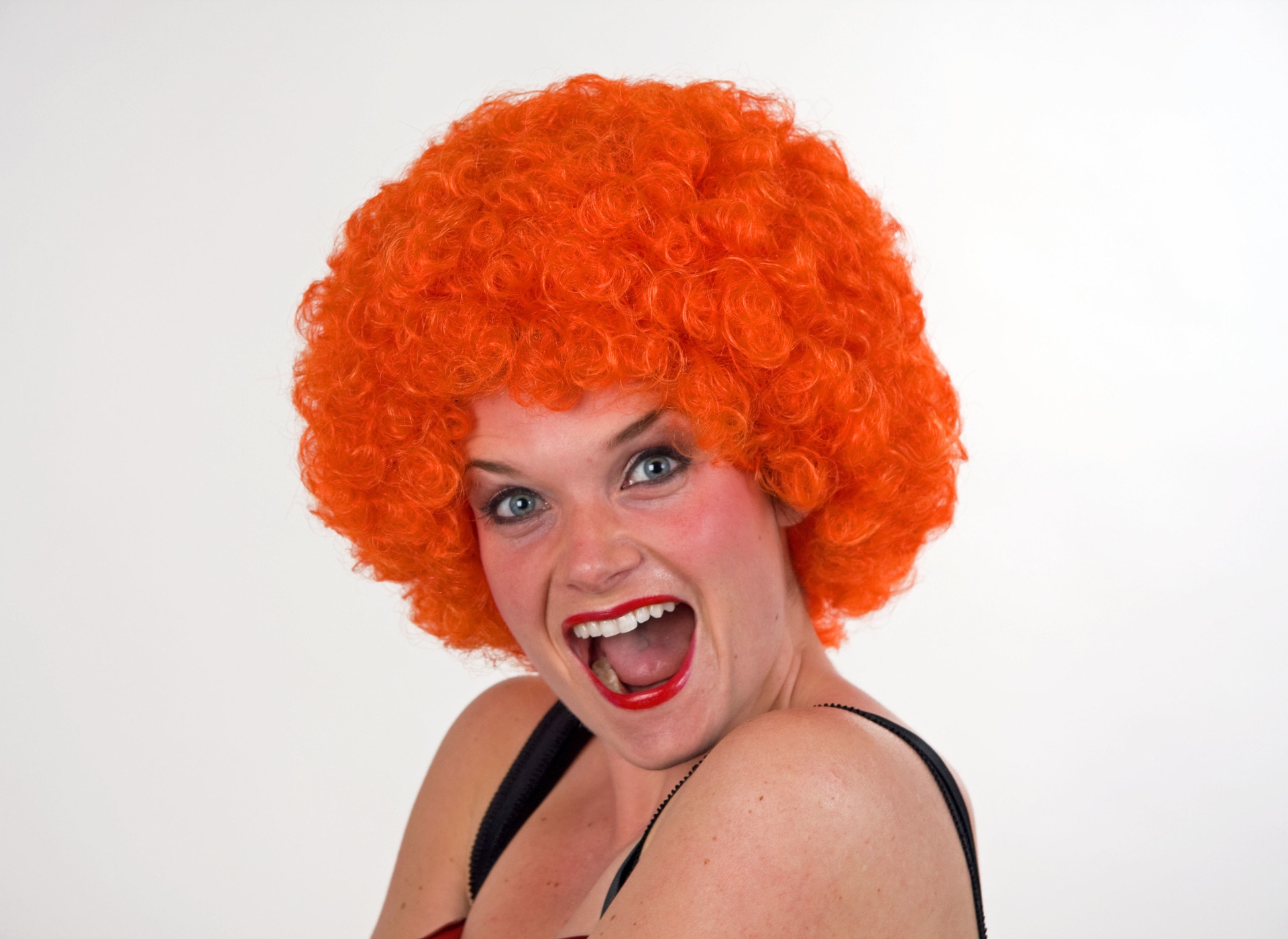 Hair-Percke, orange