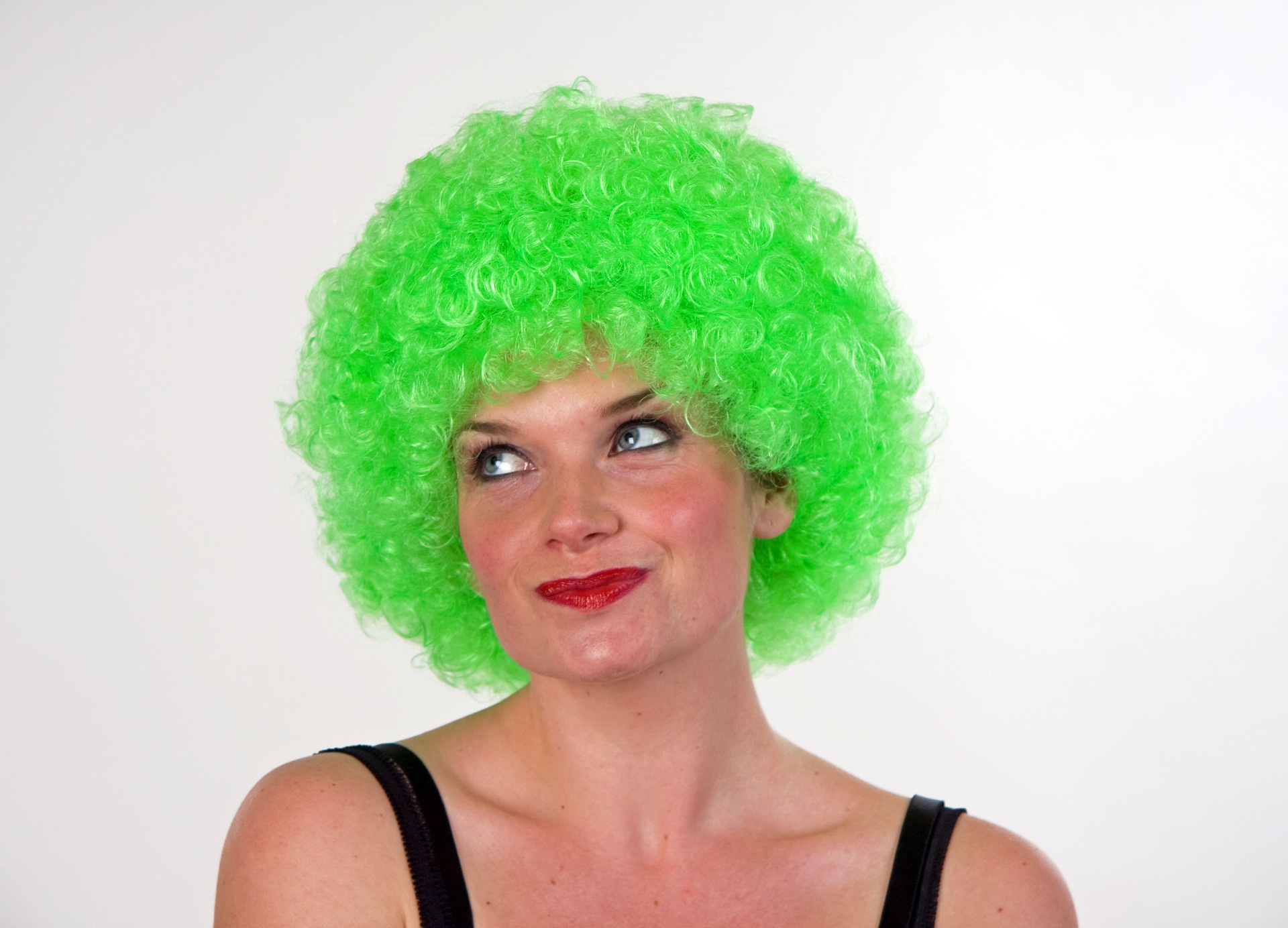 Hair-Percke, leuchtgrn