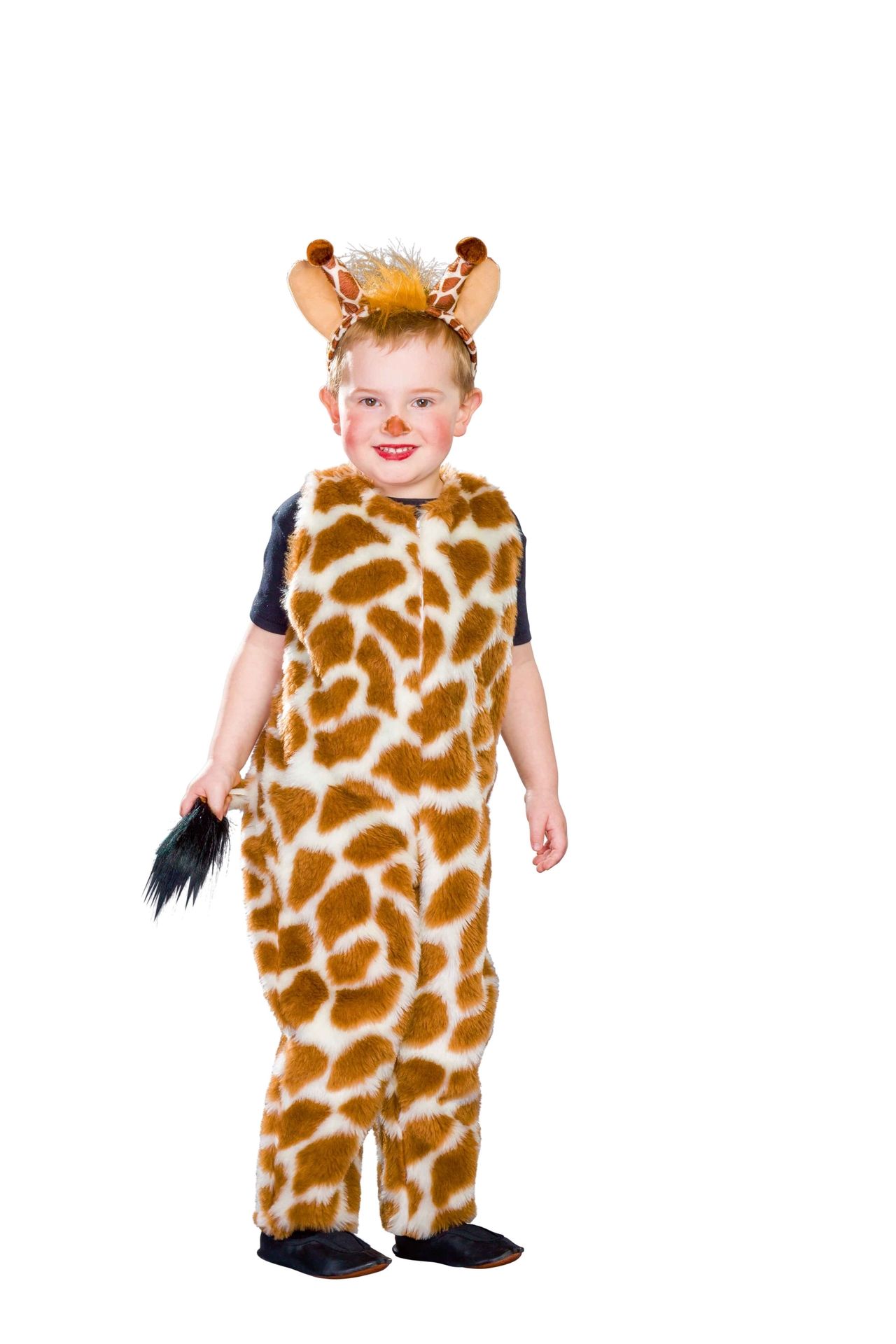 Giraffen-Overall und Kopfbgel