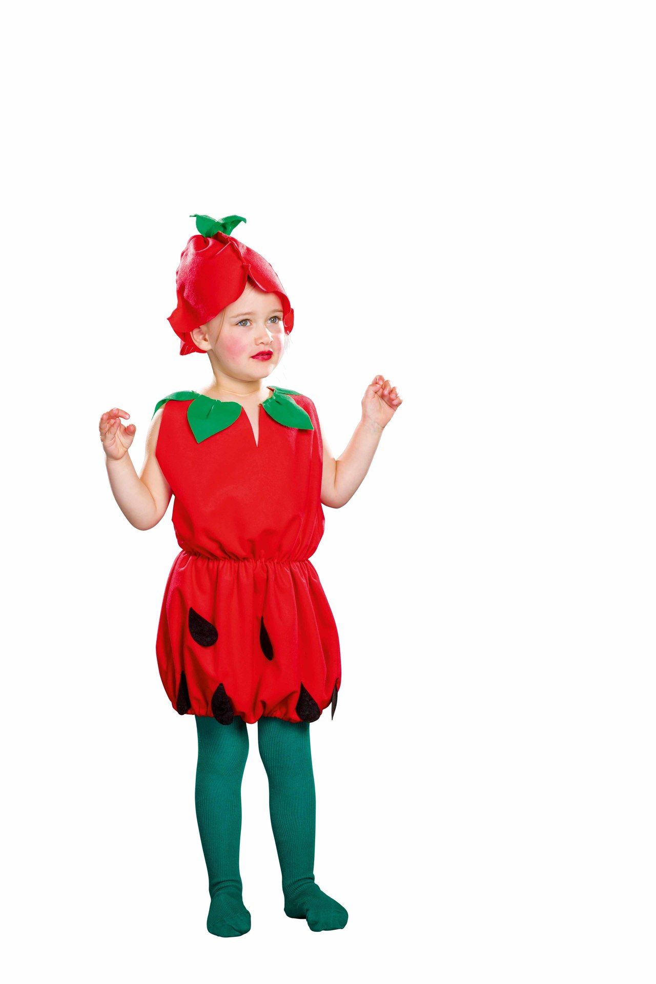 kleine Erdbeere: Kleid und Mtze