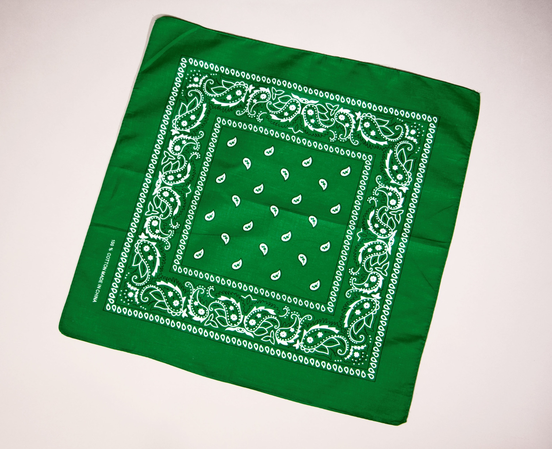 Bandana bedruckt, ca. 55x55 cm, grn