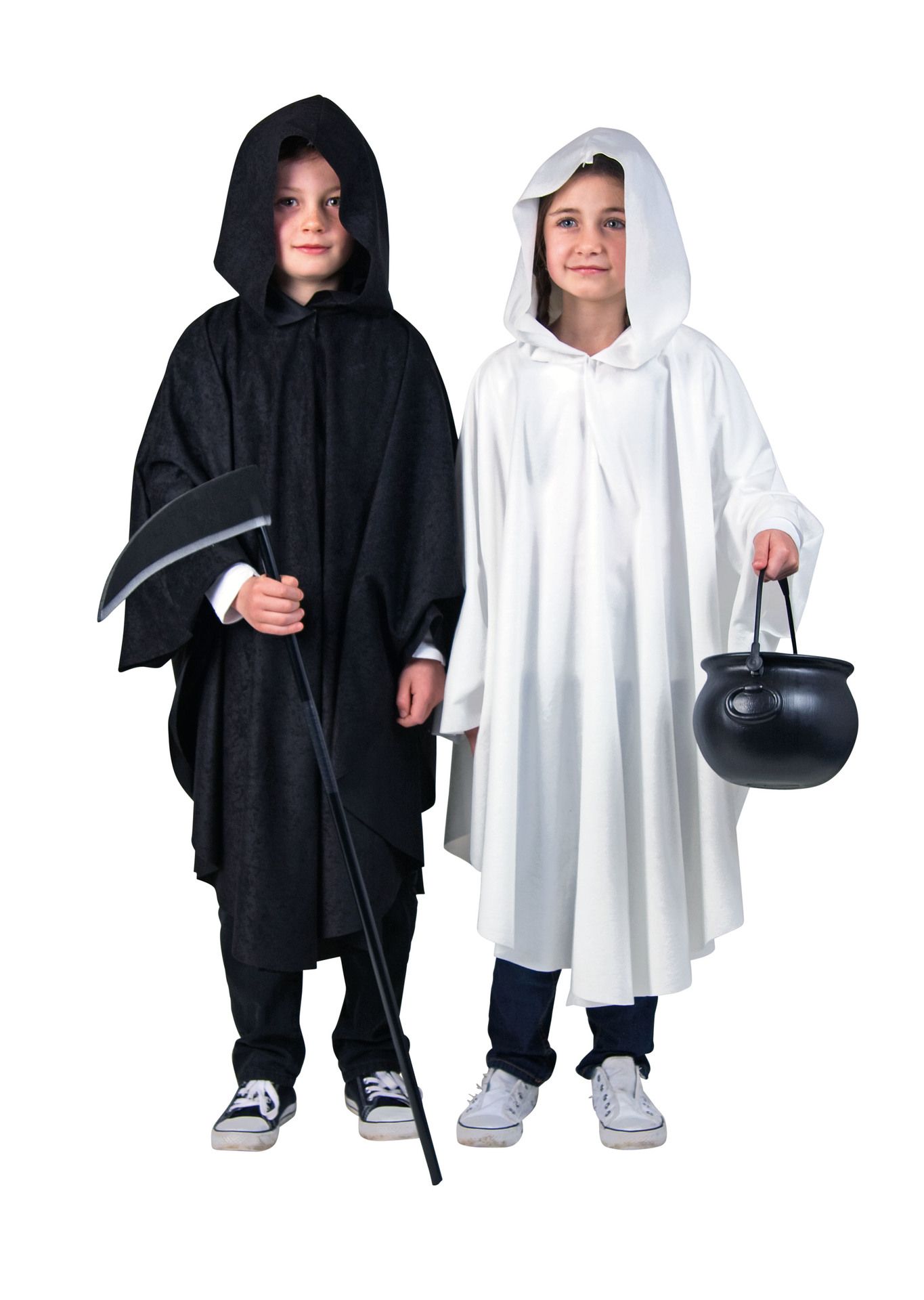 Kapuzen-Umhang, schwarz