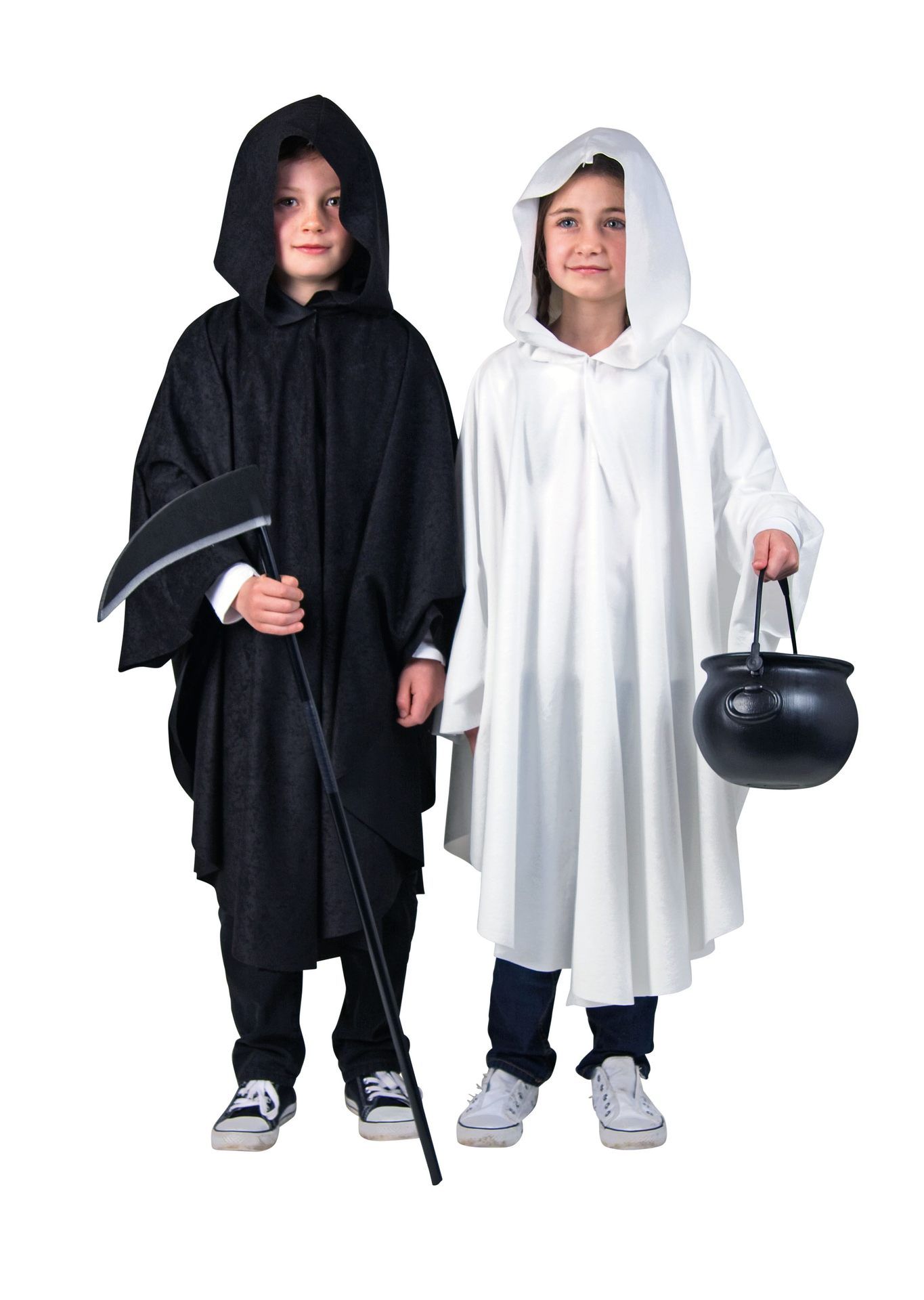 Kapuzen-Umhang, schwarz