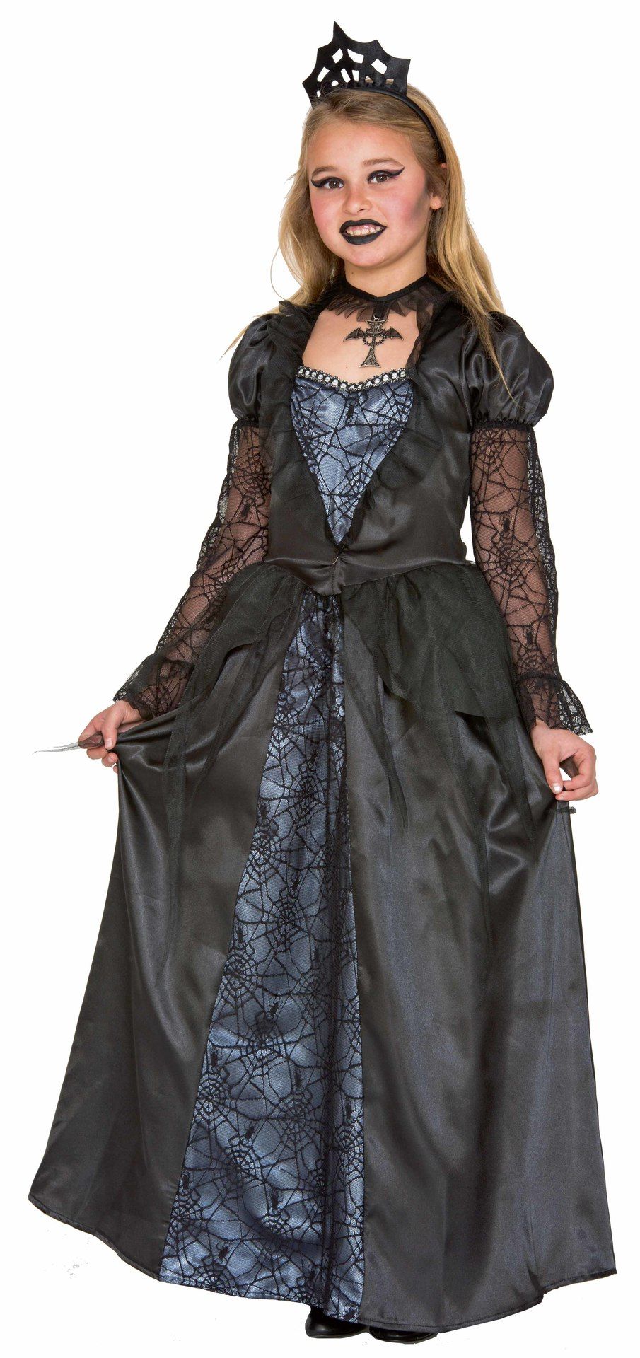 Bse Knigin: Kleid und Stoffdiadem
