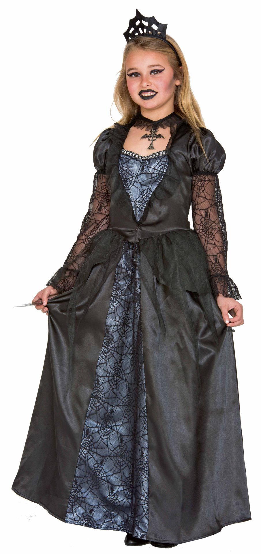 Bse Knigin: Kleid und Stoffdiadem
