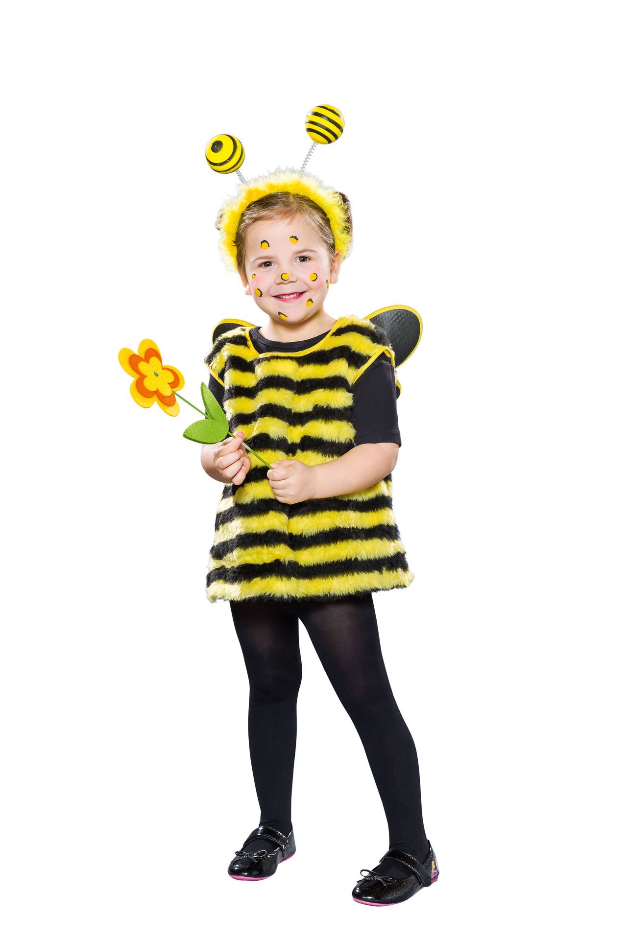 Bienchen-Kleid, Kopfbgel mit Fhlern