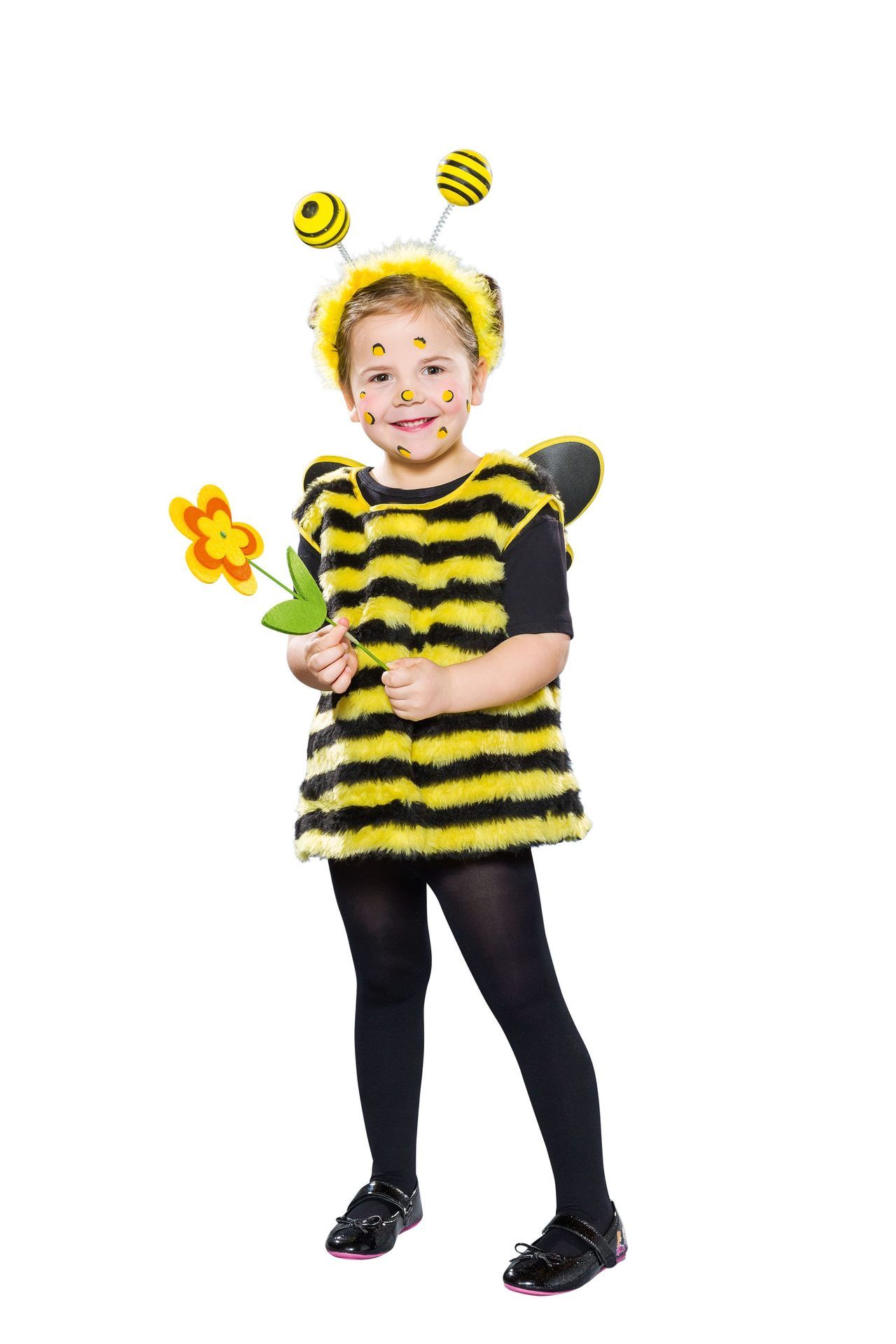 Bienchen-Kleid, Kopfbgel mit Fhlern