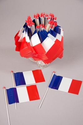 Plastikfhnchen, ca. 10x15 cm, Frankreich