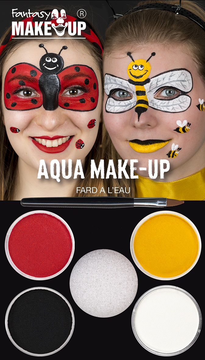Aqua-Schminkset: Biene/Marienkfer