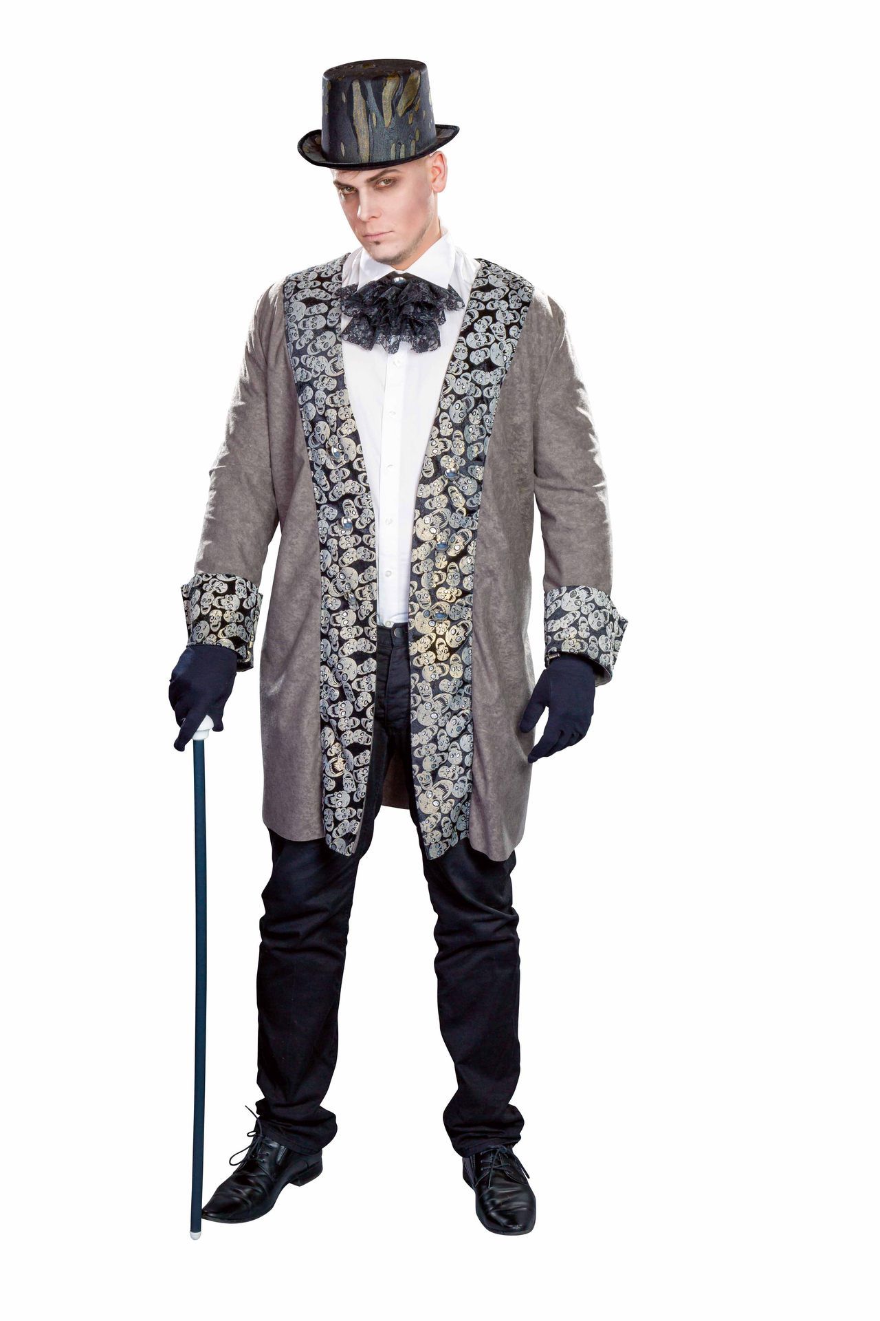 eleganter Gruselfrack grau