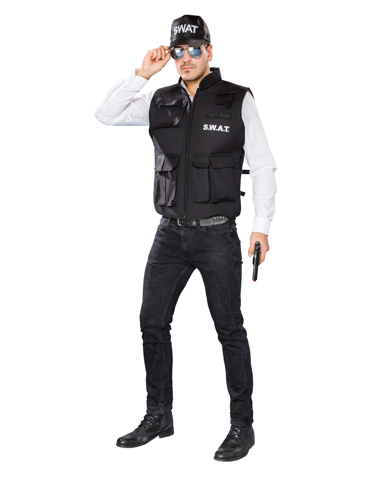SWAT-Weste schwarz