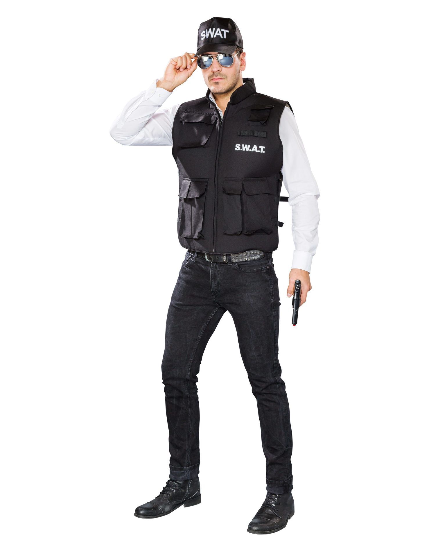 SWAT-Weste schwarz