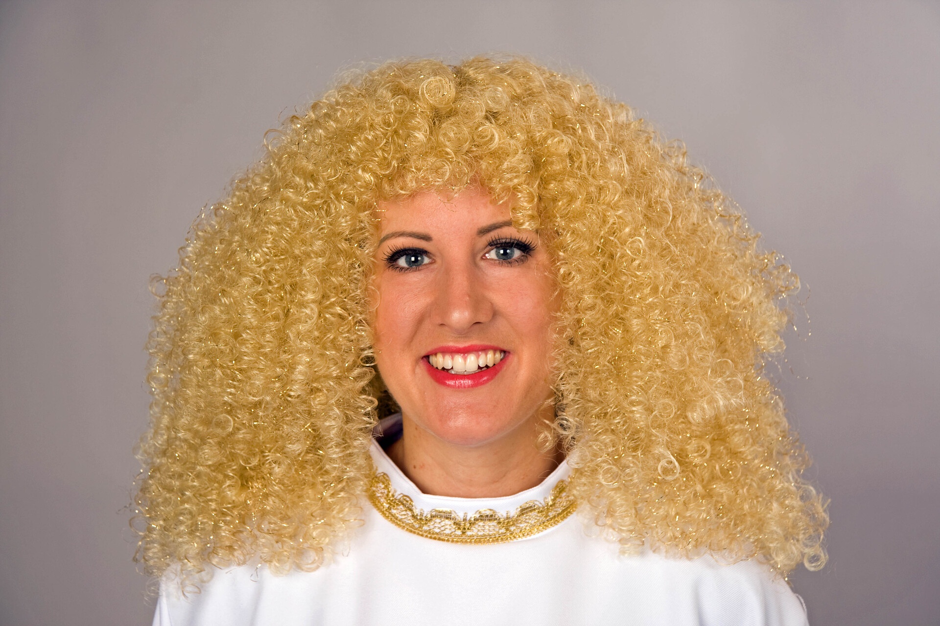 Christkind-Percke, blond mit Goldfaden