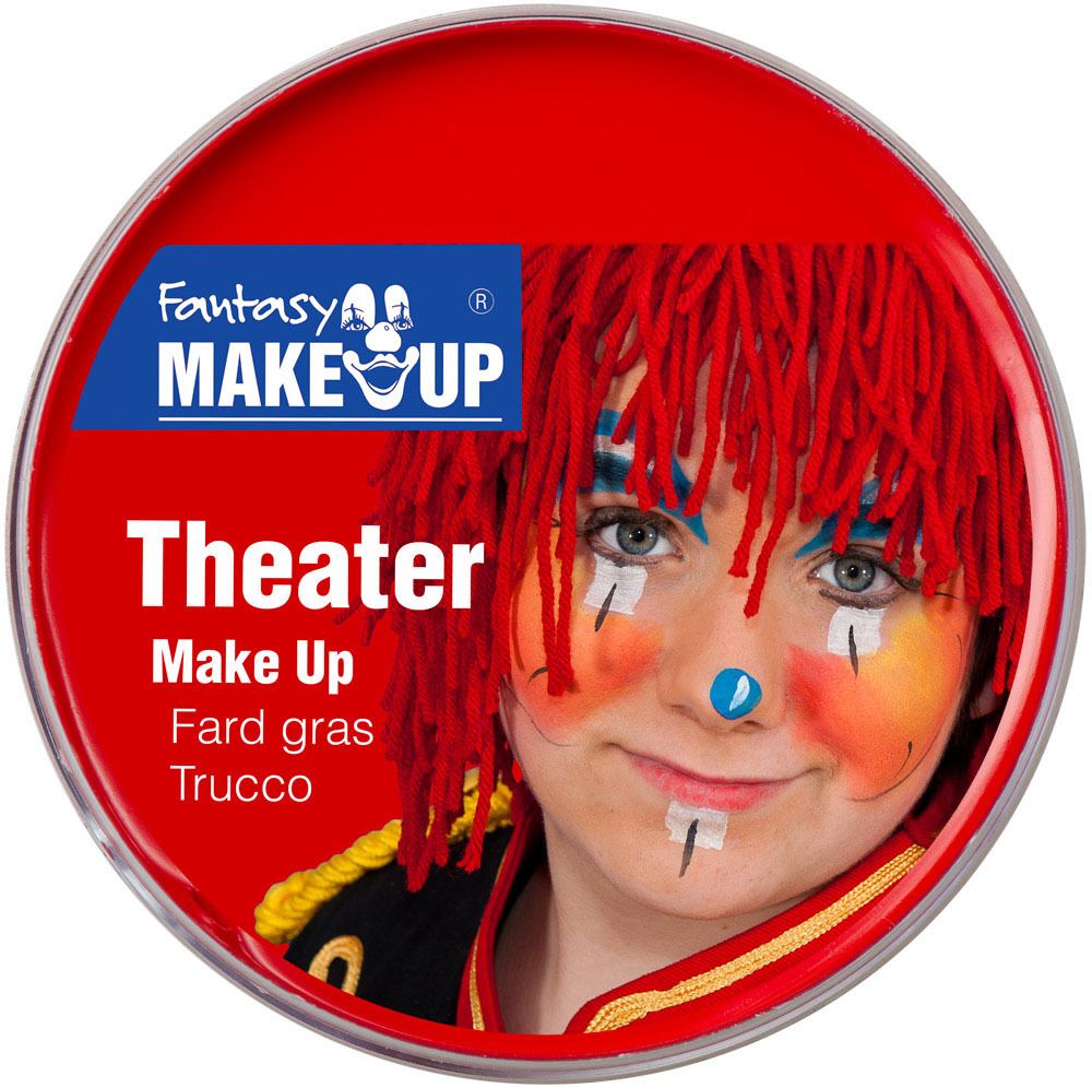 Theater-Make-up 25 g, rot