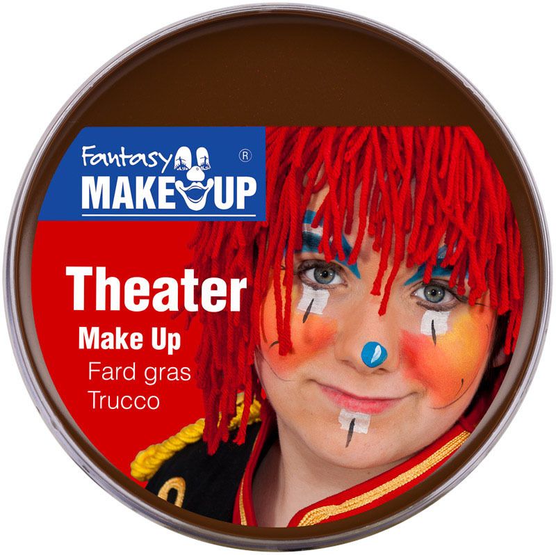 Theater-Make-up 25 g, braun