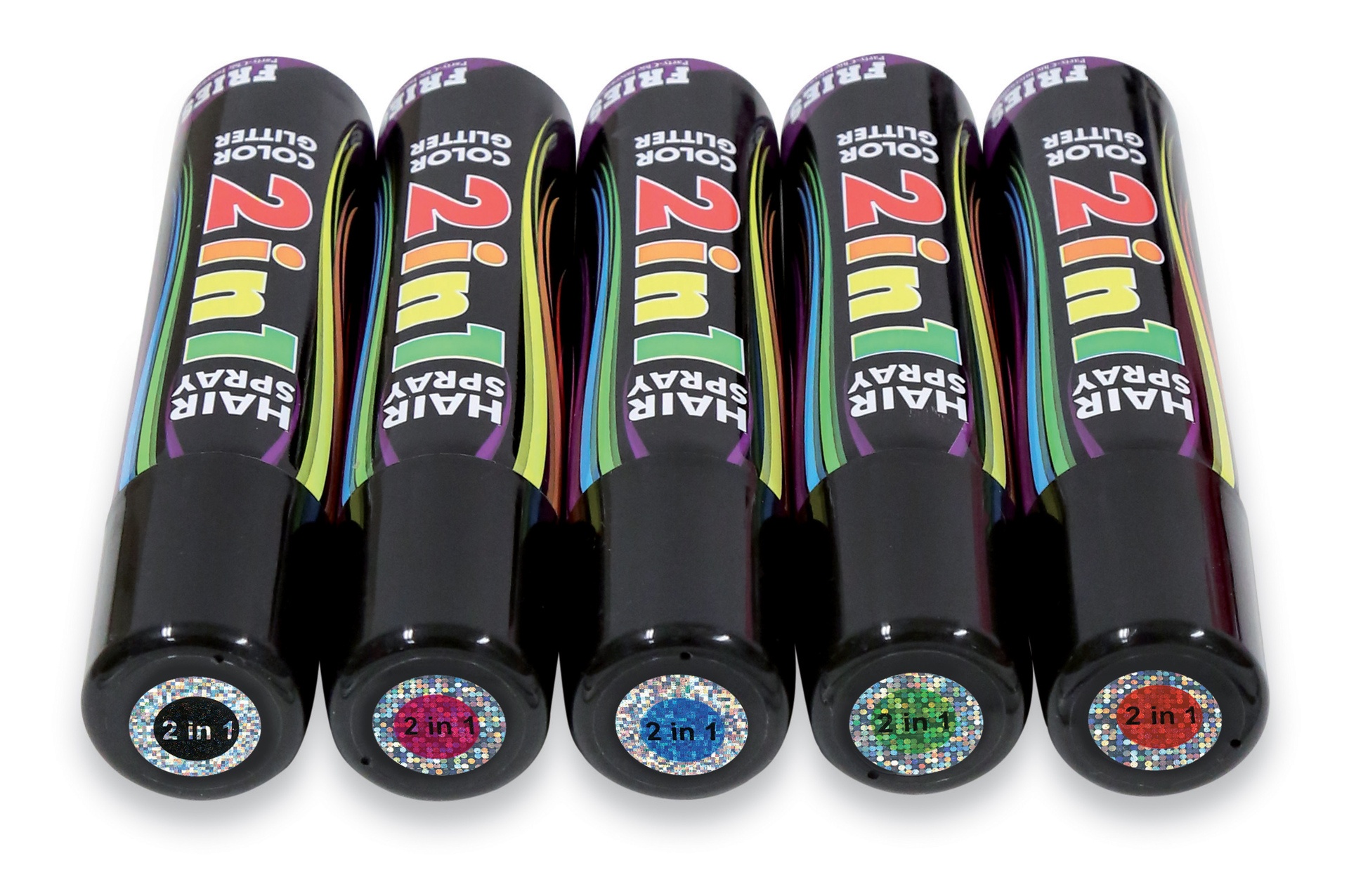 Haarspray color+glitter 2in1, 100 ml, schwarz