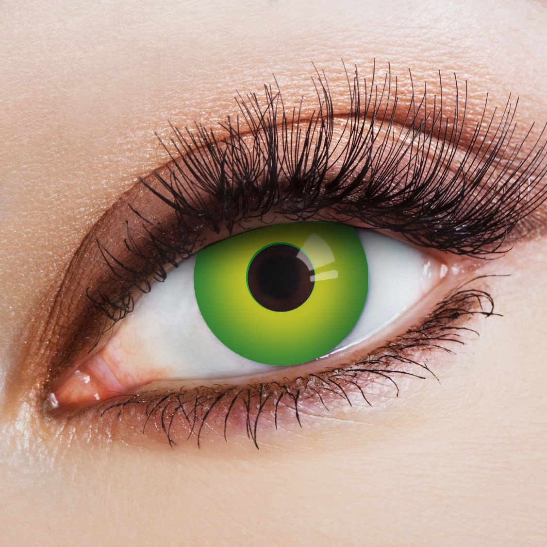 Kontaktlinsen Magic Green, Paar