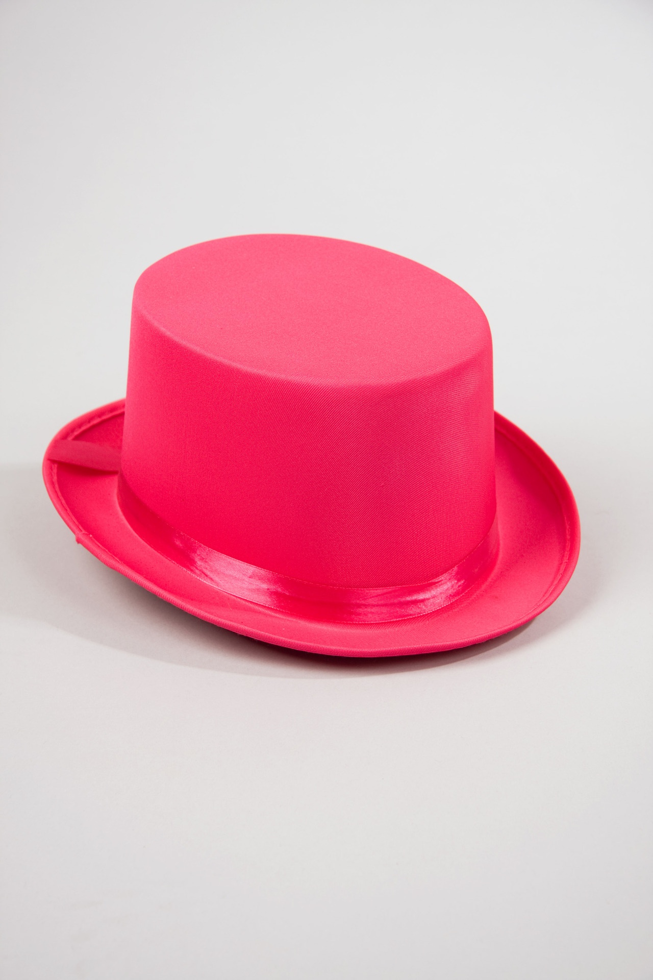 Zylinder mit Samtberzug, pink