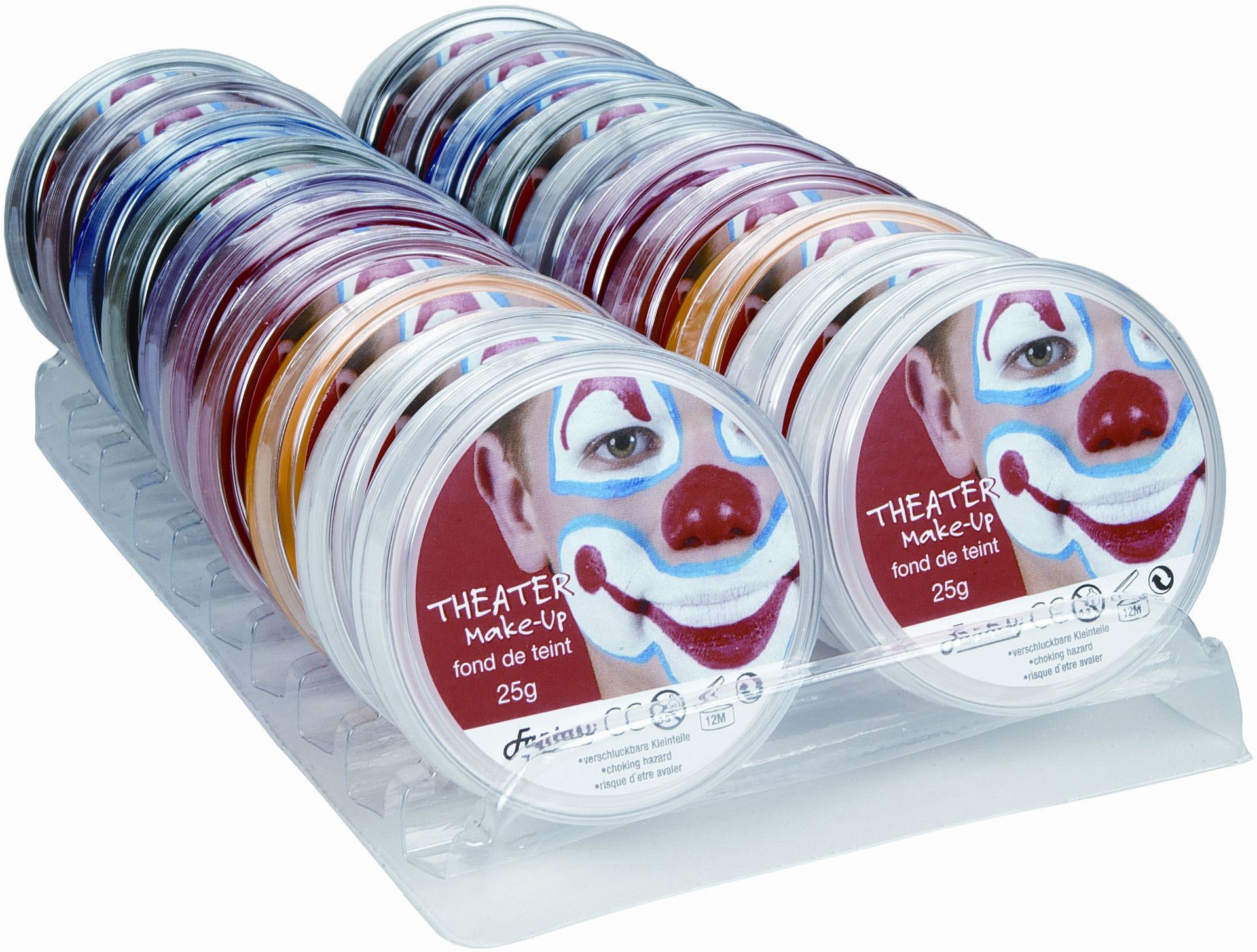 Theater-Make-up, 20 Dosen im Display