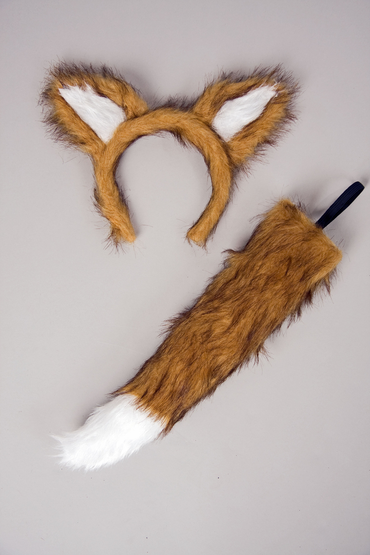 Fuchs-Set: Kopfbgel mit Ohren, Schwanz
