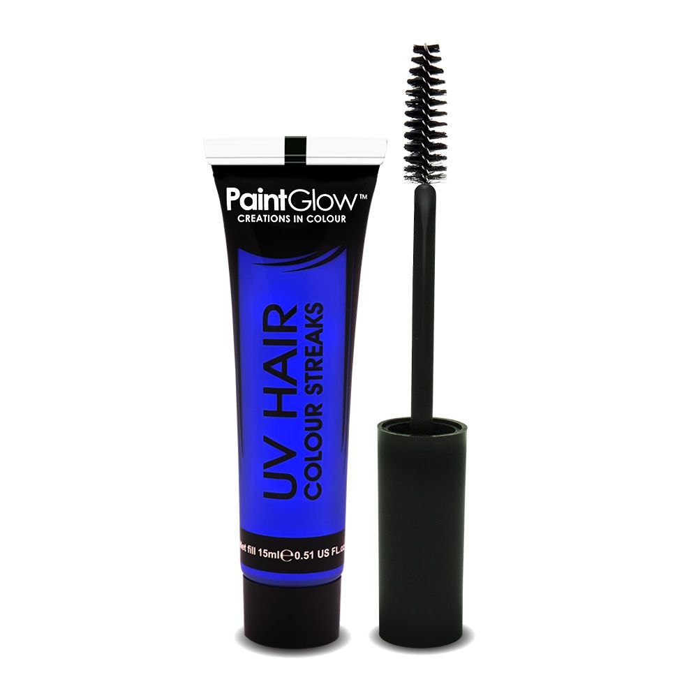 Neon-UV-Strhnchenfrber, 15 ml, blau