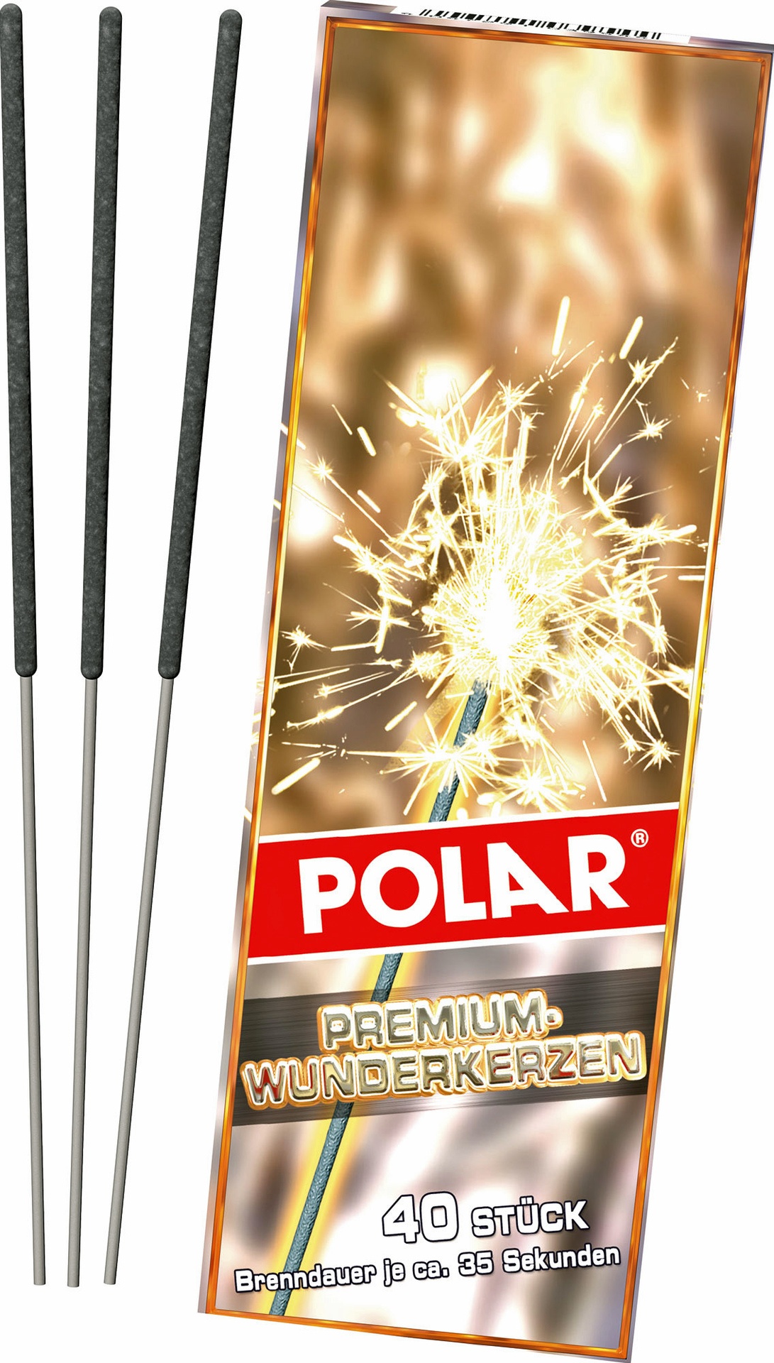 Schachtel mit 40 Wunderkerzen POLAR
