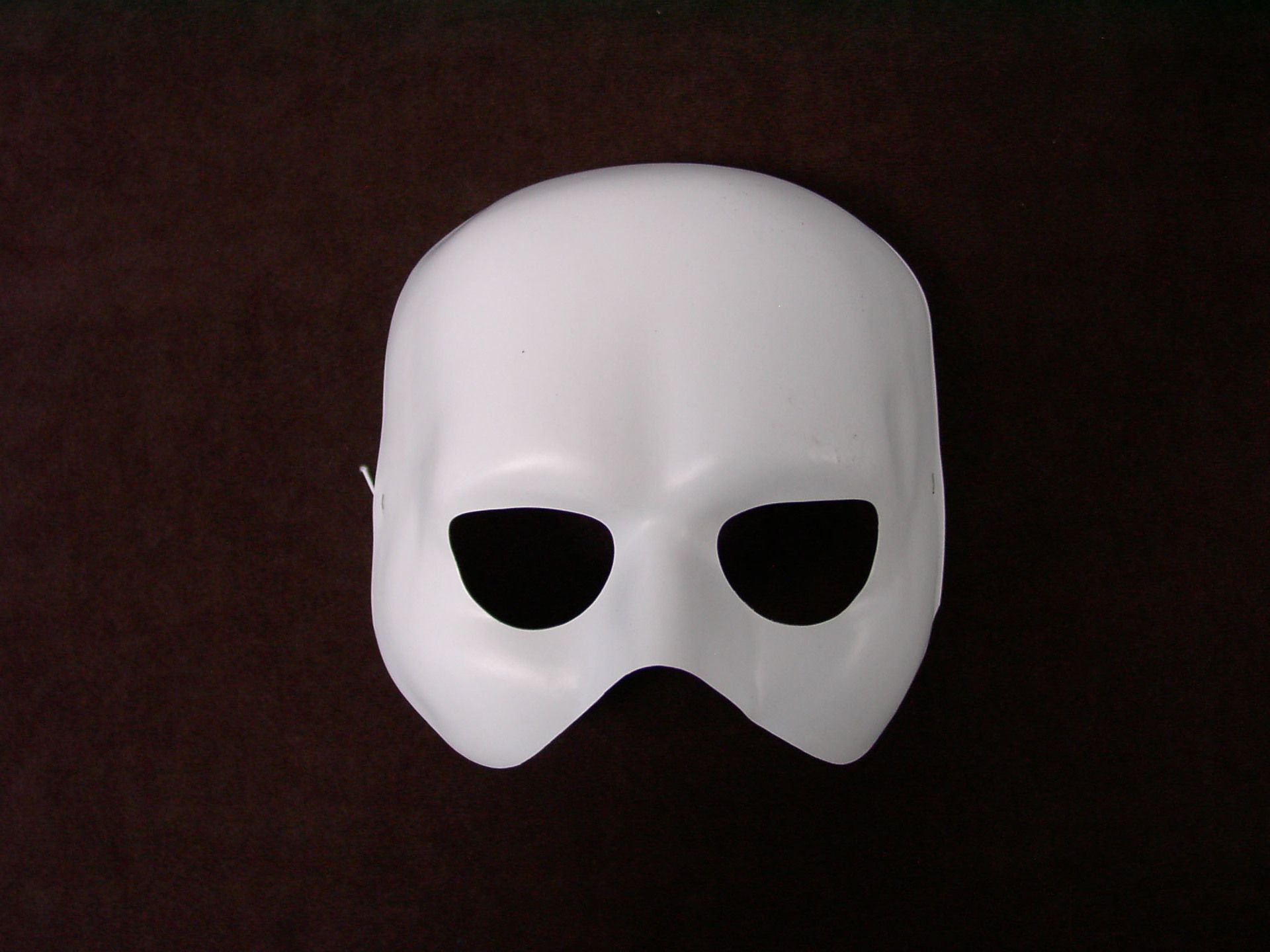 weie Halbmaske "Phantom"