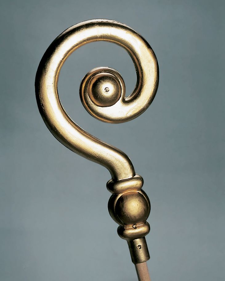 Bischofsstab-Aufsatz, ca. 36 cm (ohne Stab!)