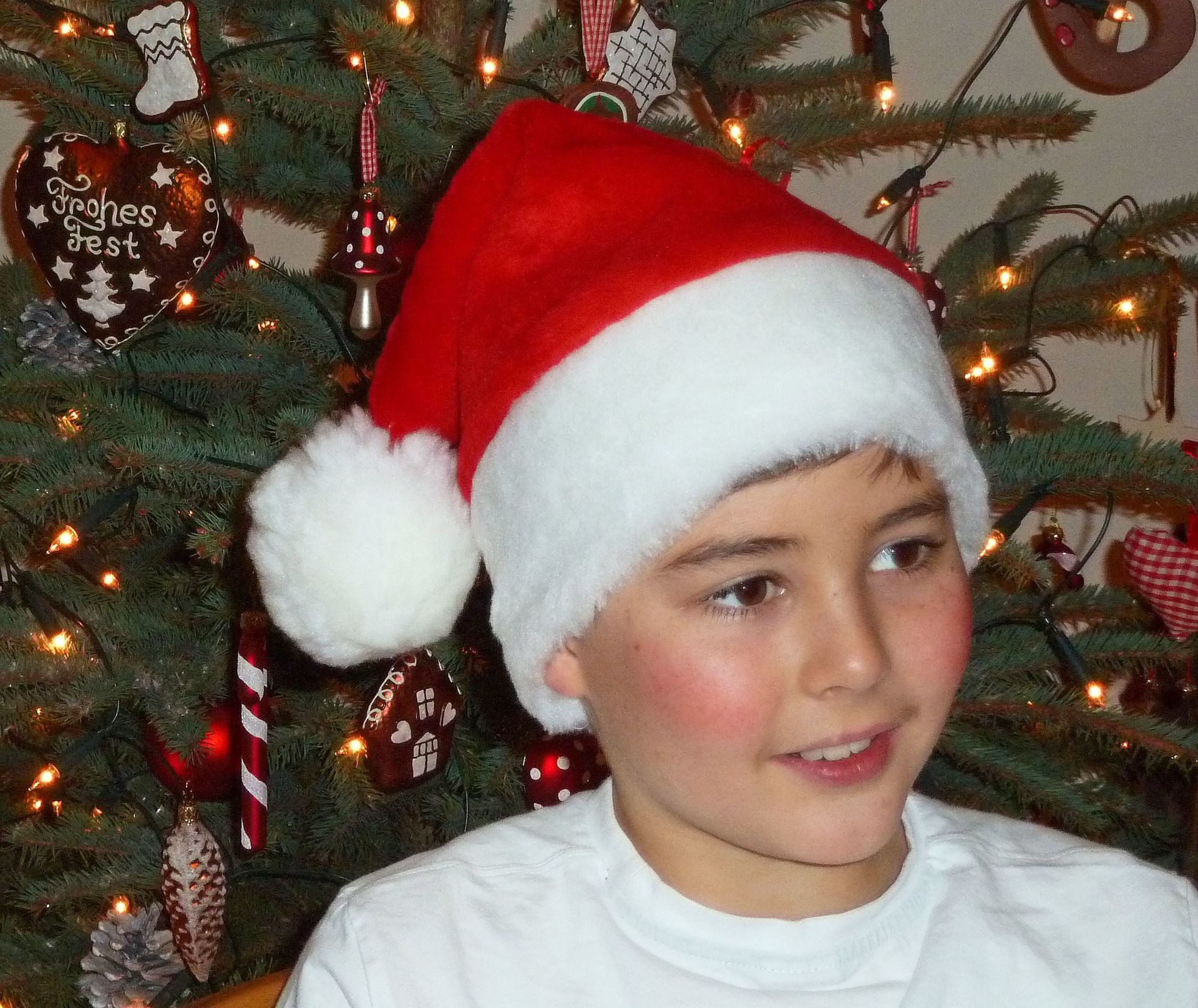 Kinder-Nikolausmtze aus Plsch