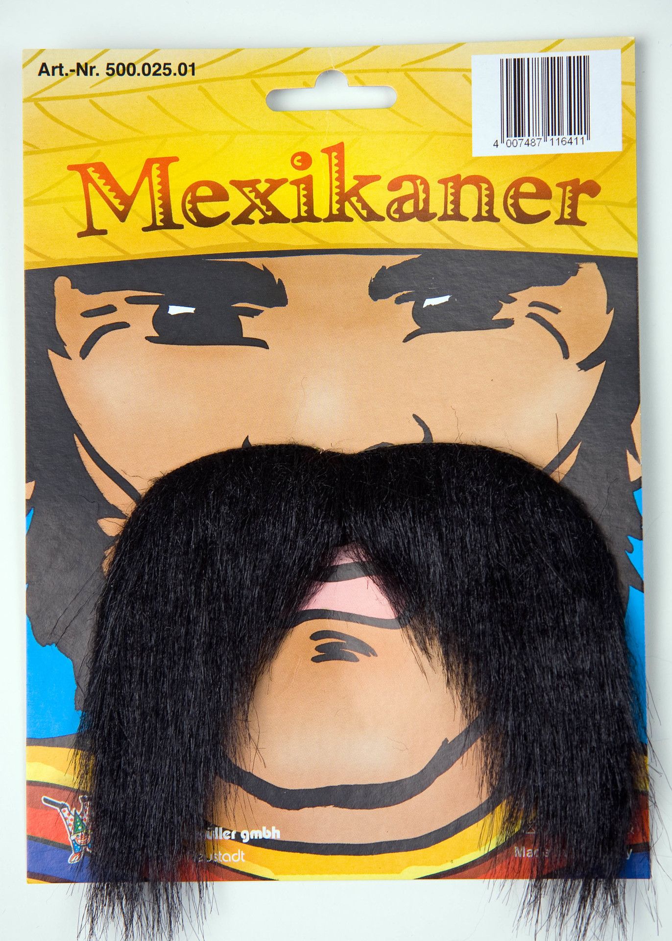 Bart Mexikaner, schwarz