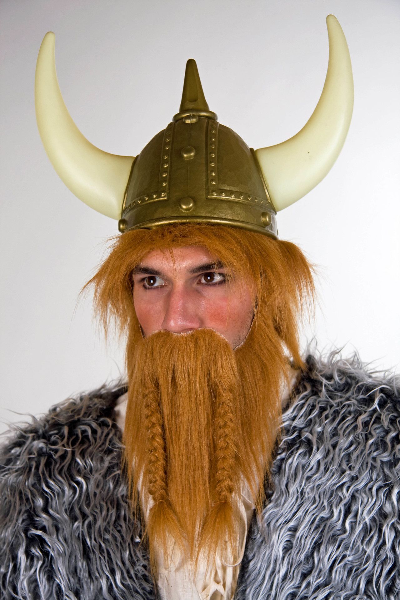 Wikingerbart und -schnurrbart, fuchsbraun