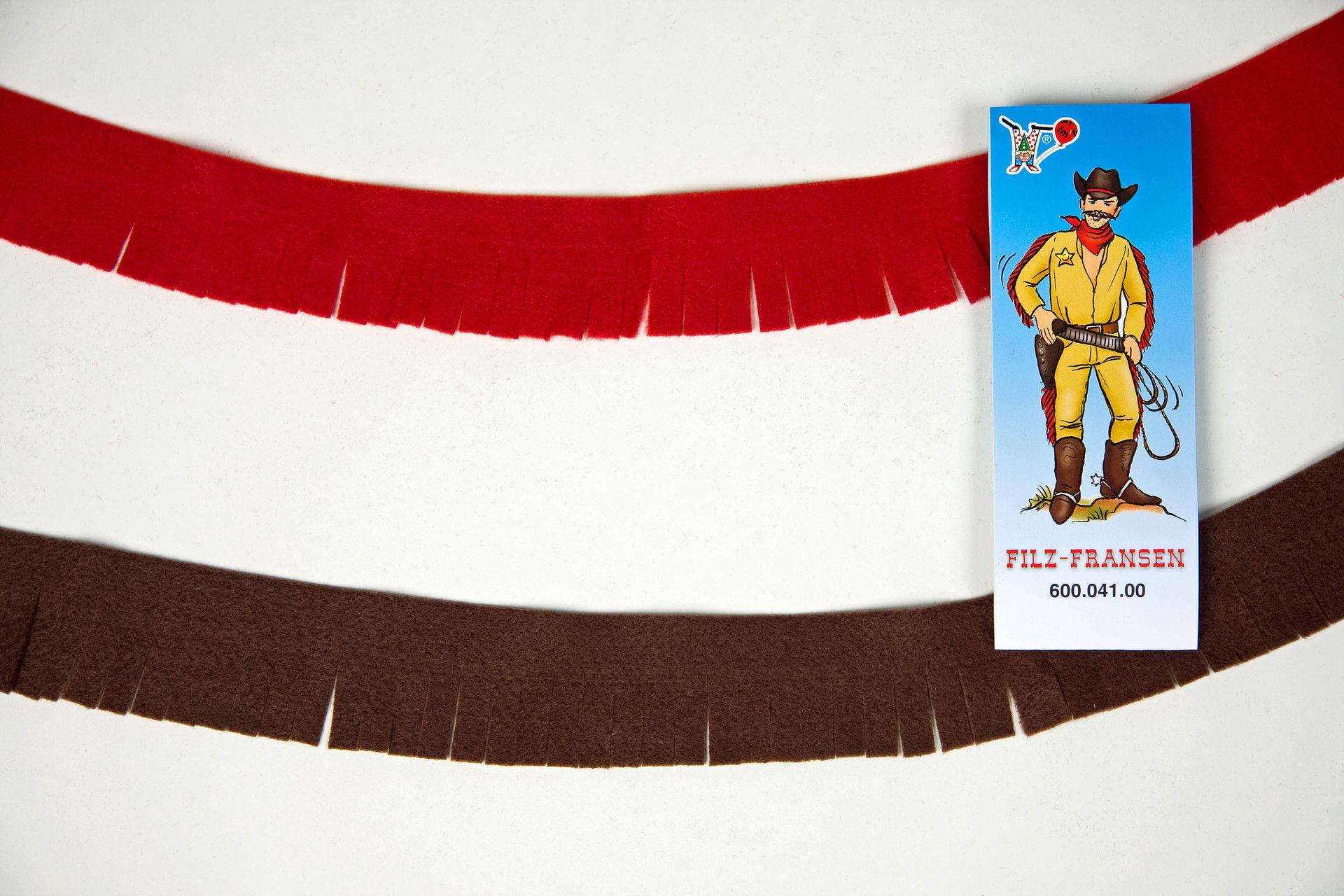 Indianer-/Cowboy-Fransen braun, ca. 180 cm