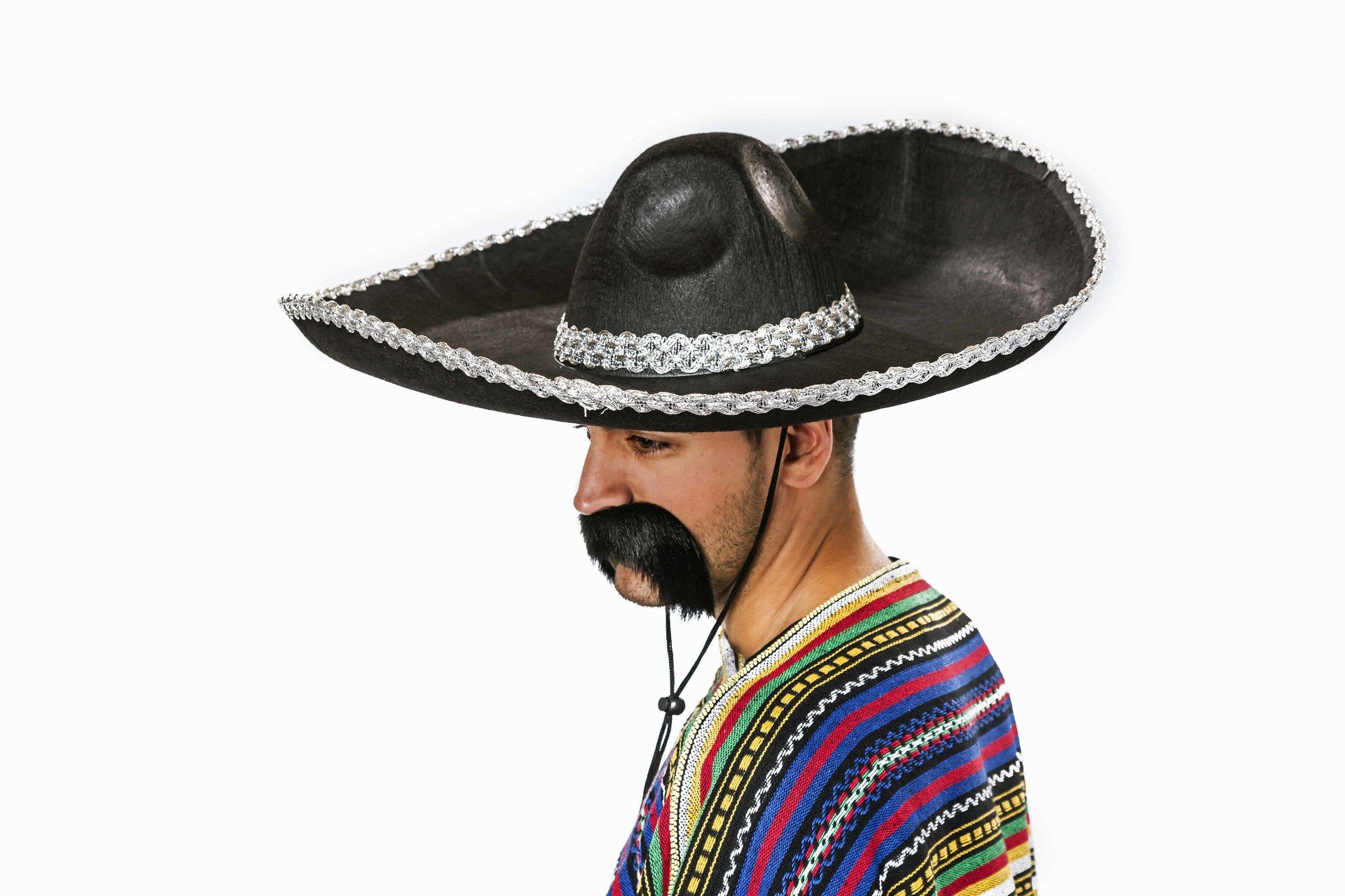 Sombrero schwarz, ca. 57 cm 