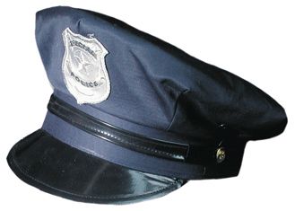 amerik. Polizeimtze, blau, grenverstellbar
