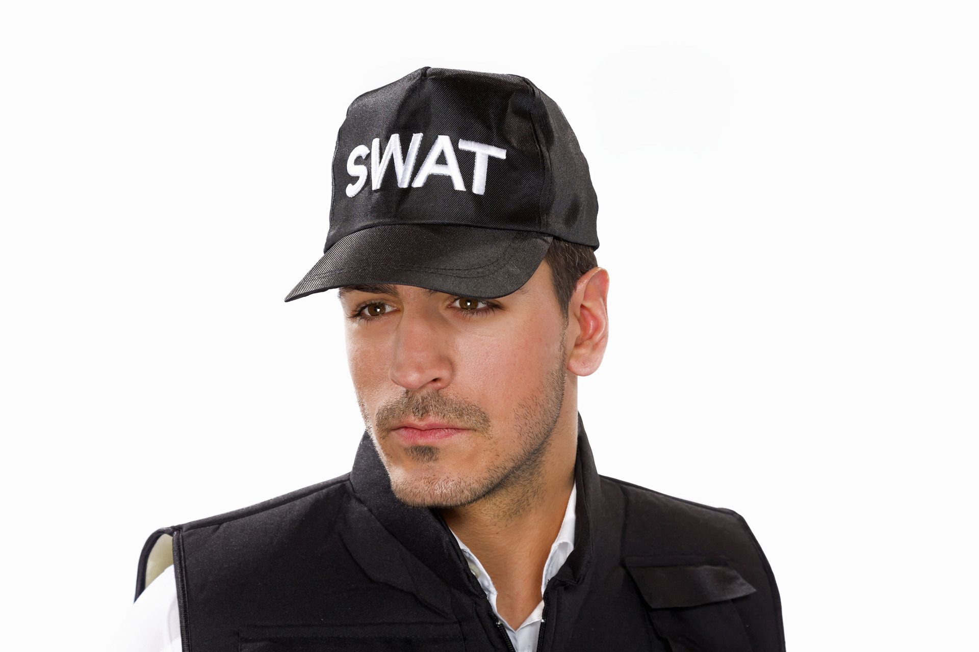 Schildmtze "S.W.A.T.", schwarz, grenverstellbar