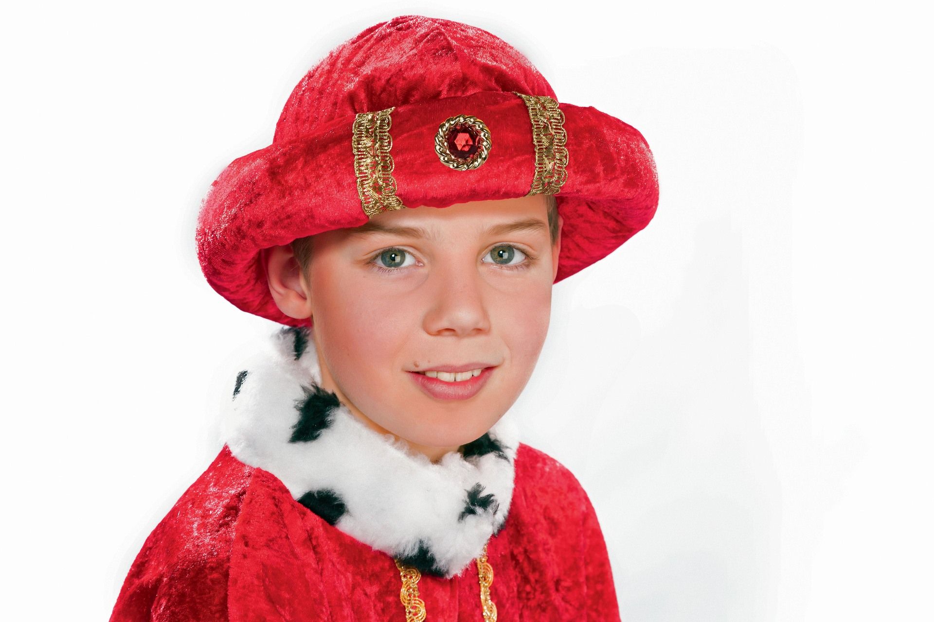 Kinder-Turban rot
