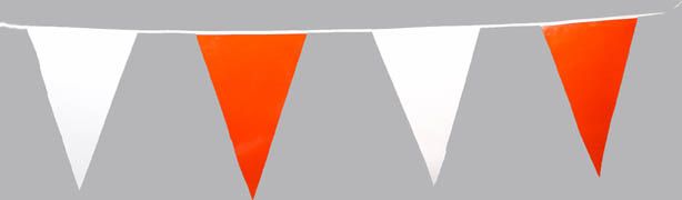10-m-Wimpelkette rot/wei