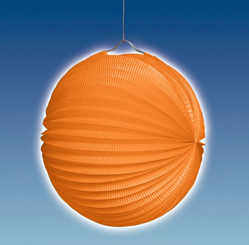 Lampion, ca. 25 cm , orange