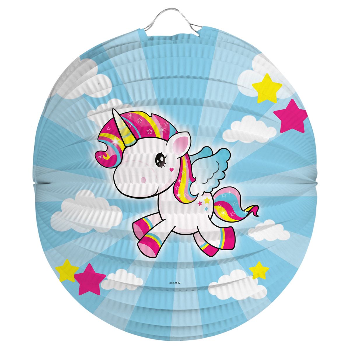 Lampion Einhorn, ca. 22 cm 