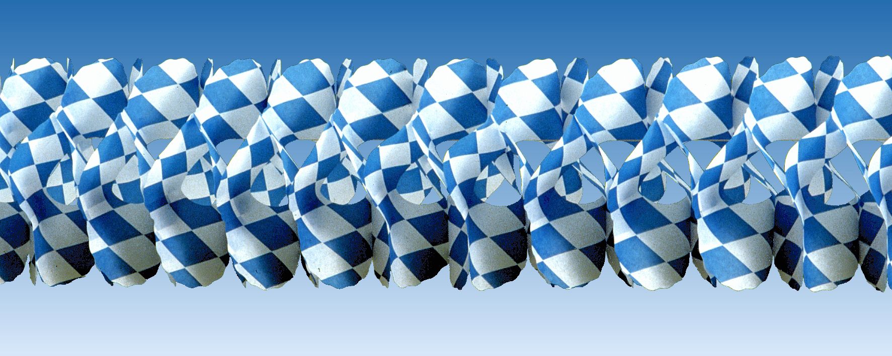4-m-Girlande BAYERNRAUTE, ca. 16 cm 