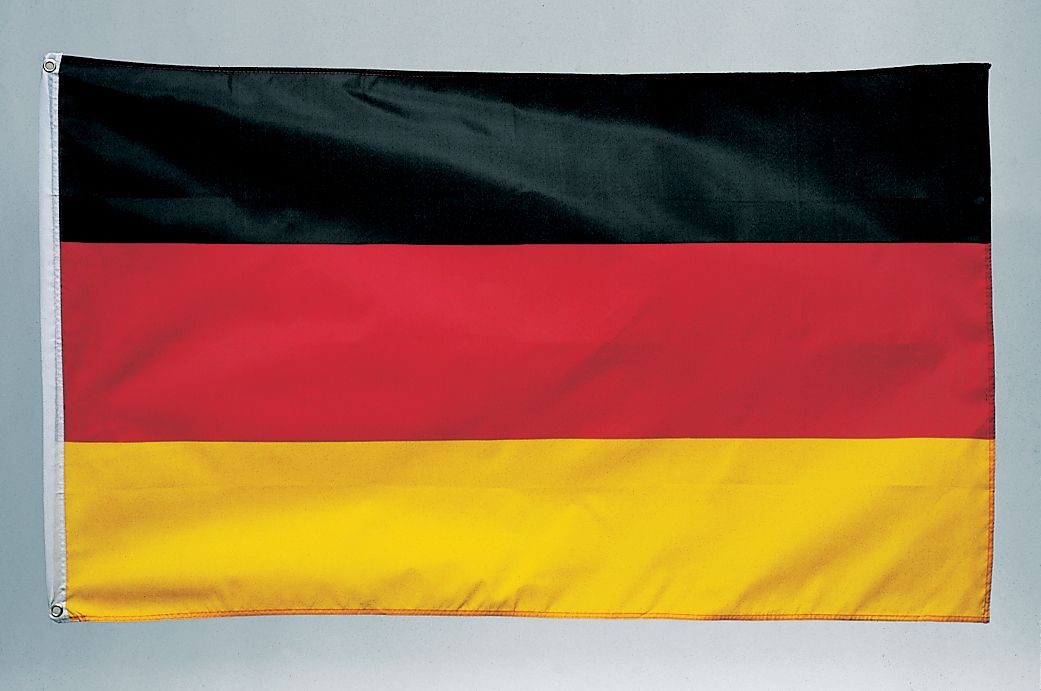 Deutschland-Fahne, ca. 90 x 150 cm