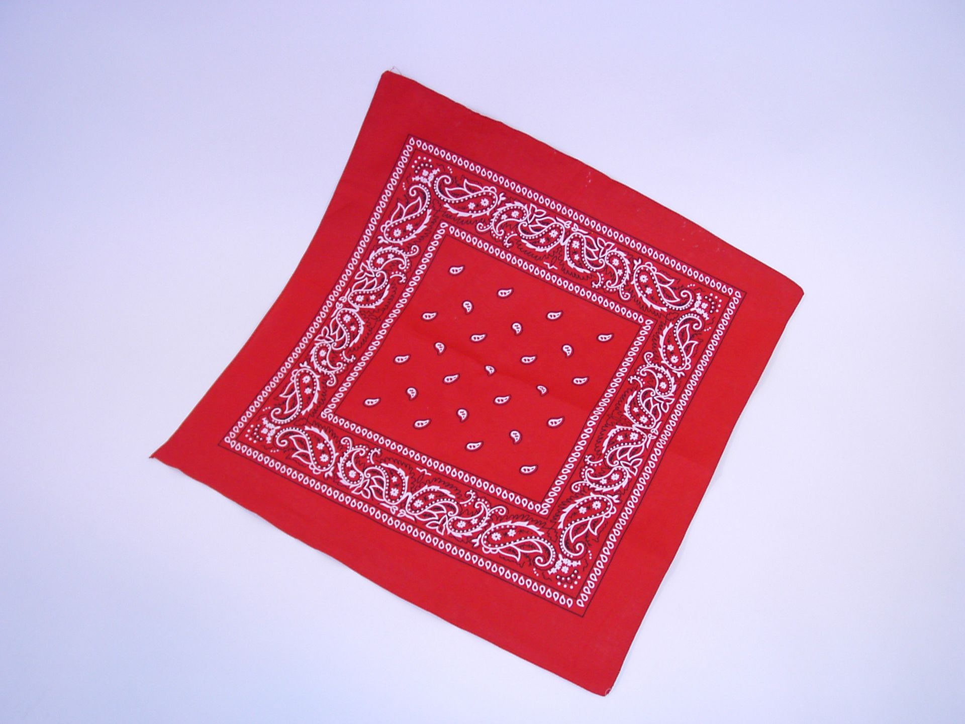 Bandana bedruckt, ca. 55x55 cm, rot