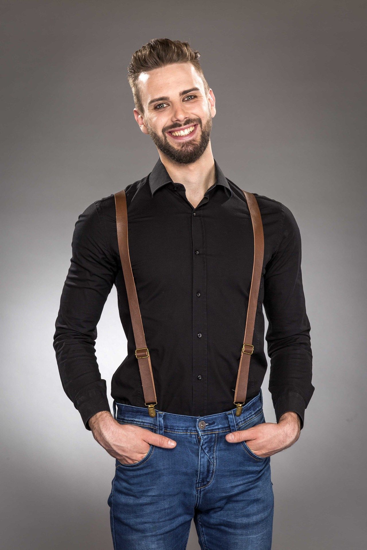 Hosentrger braun