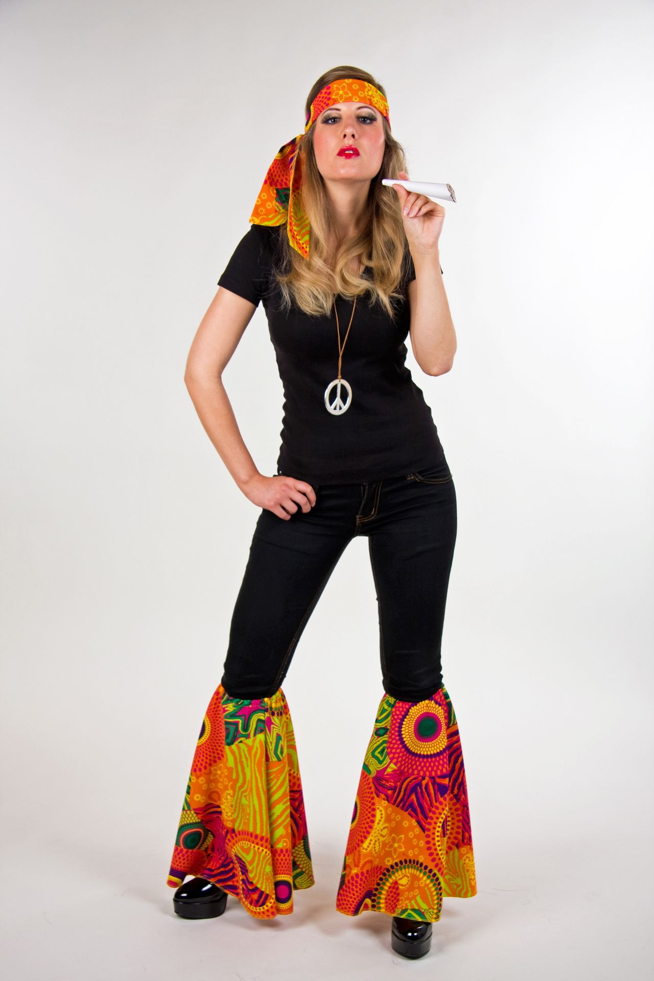 Hippie-Set: Stirnband+Beinstulpen