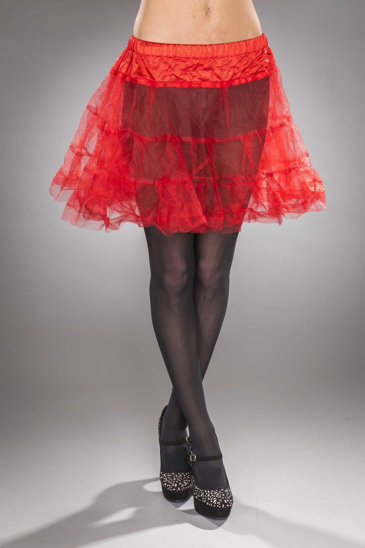 Petticoat, ca. 40 cm lang, rot