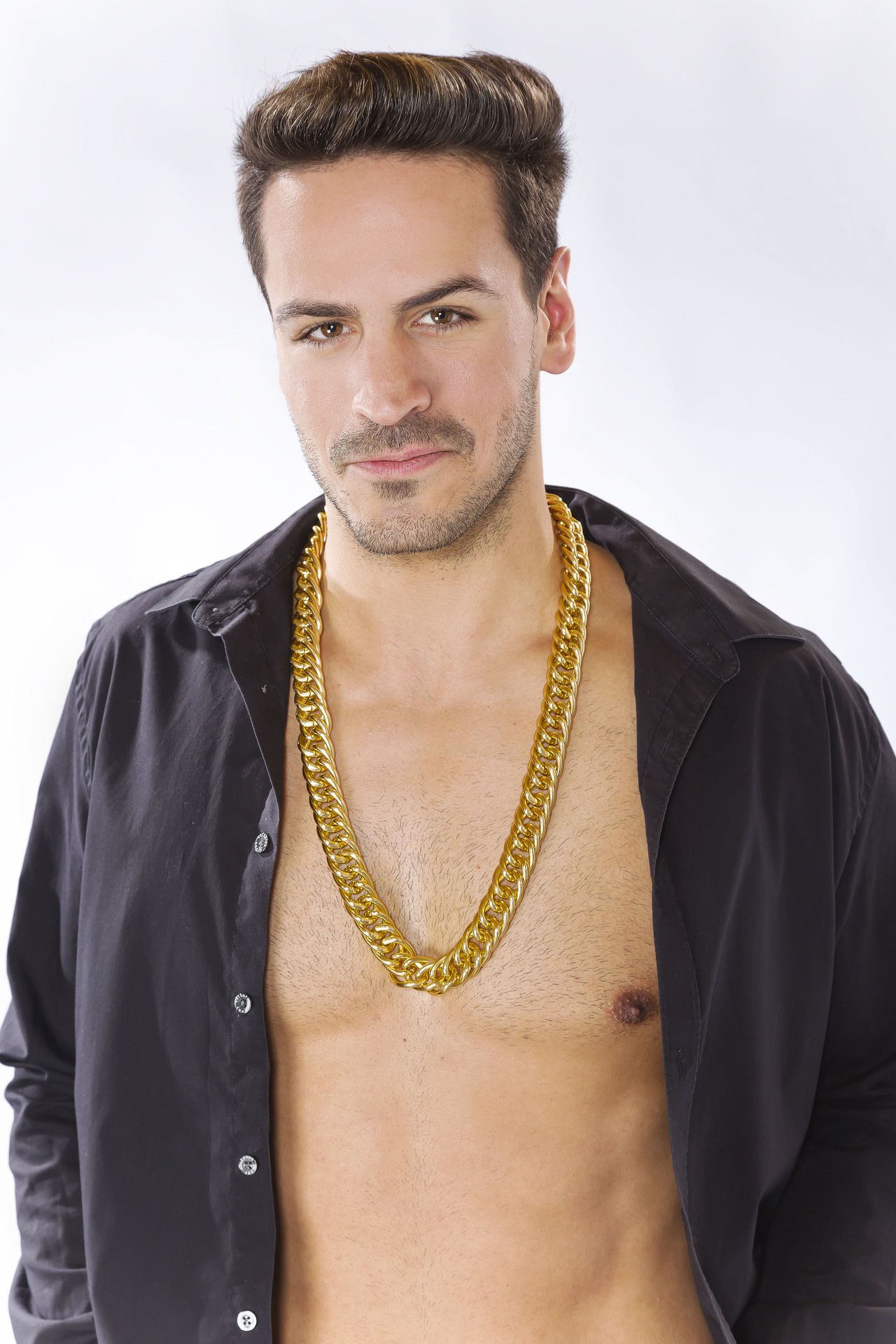 Macho-Kette, ca. 75 cm, goldfarben