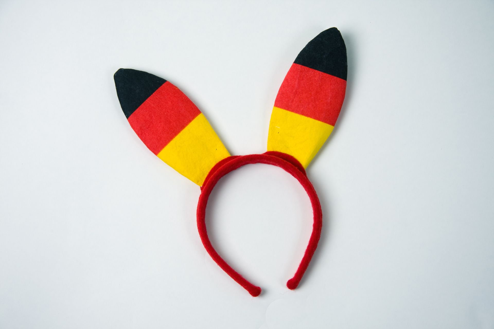 Kopfbgel mit Bunny-Ohren, Deutschlandfarben